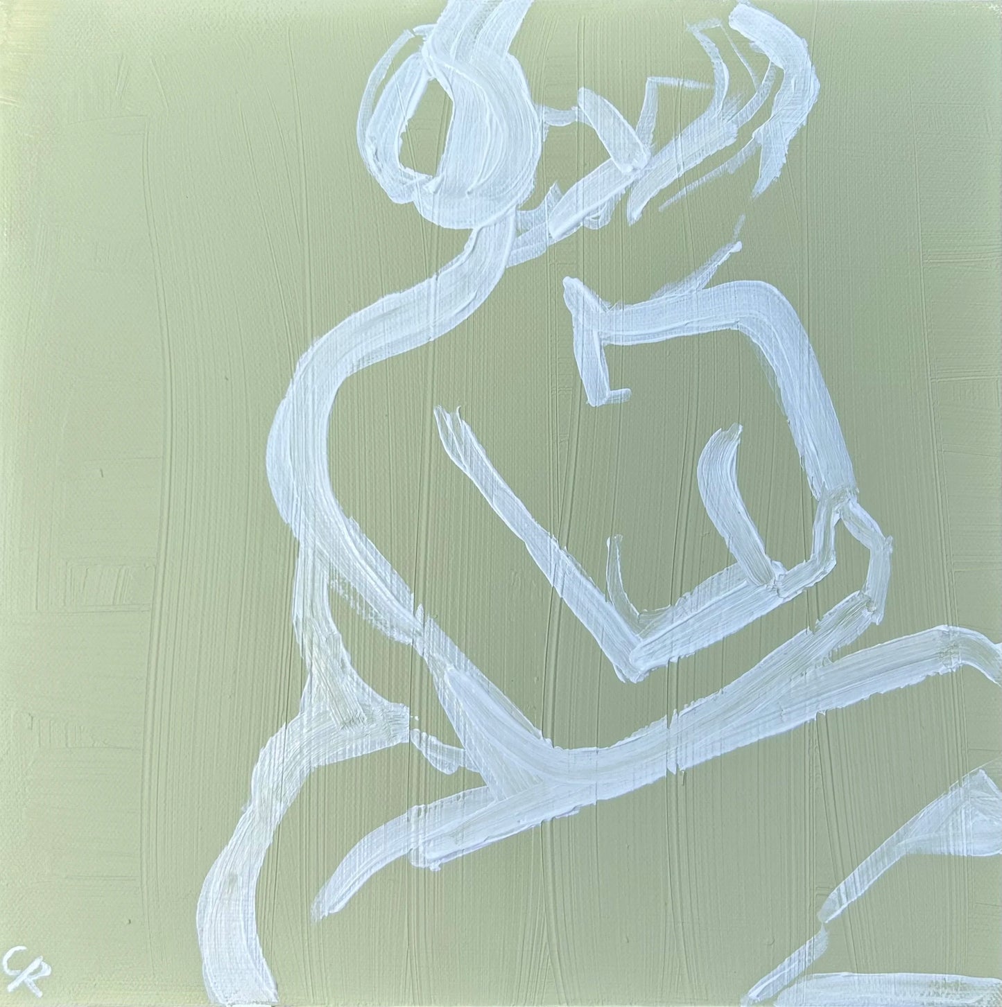 Figure Study POSE II 12" x 12" Canvas