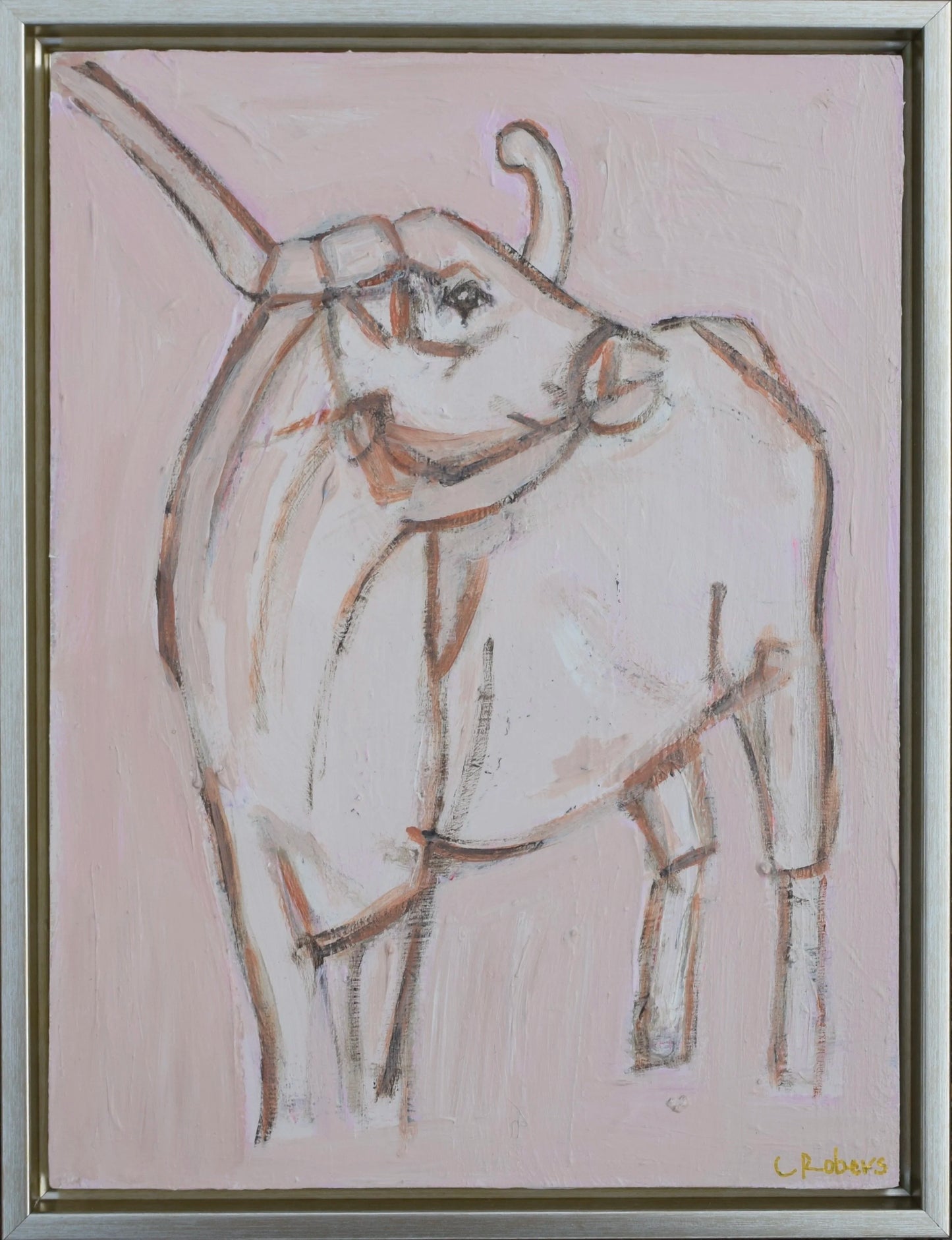 12" x 9" Longhorn in Frame