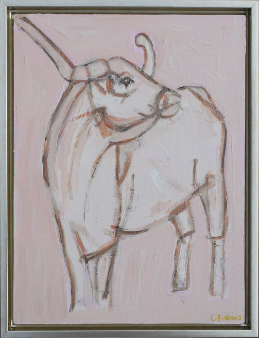 12" x 9" Longhorn in Frame