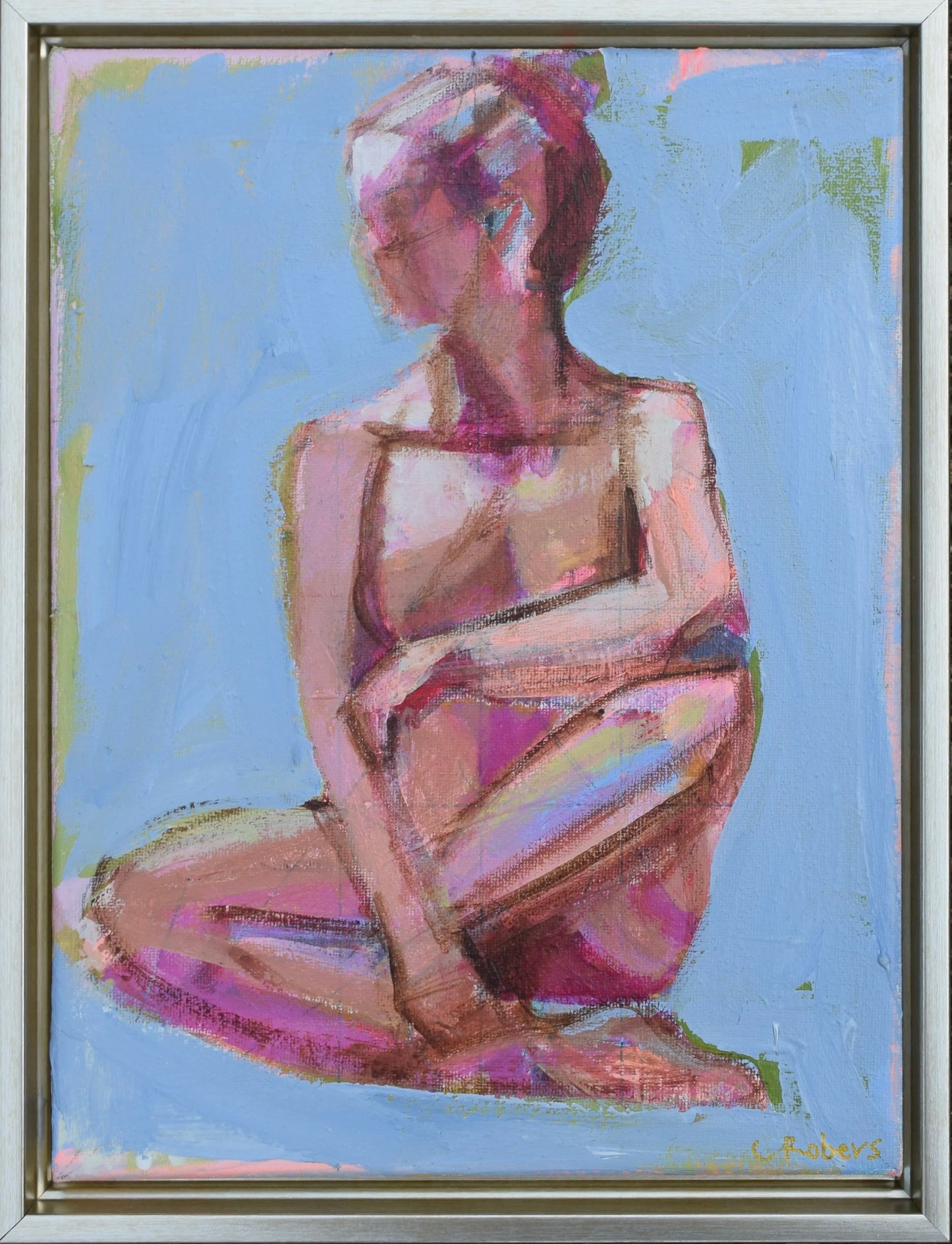 12" x 9" Figure Study in Frame