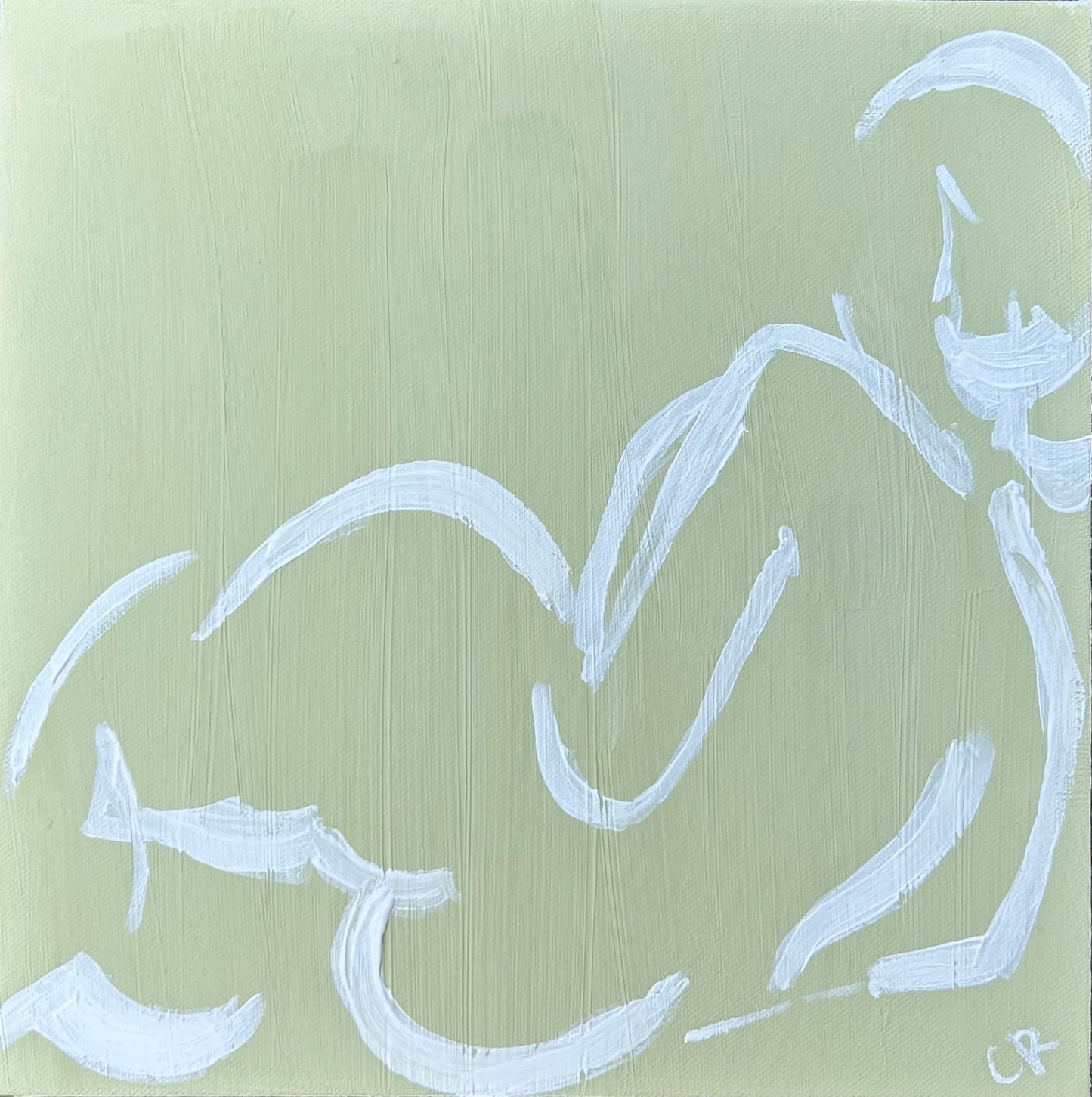 Figure Study POSE I on 12" x 12" Canvas